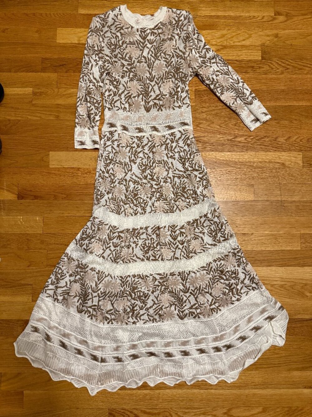 Maria Pavan Knit Maxi Dress